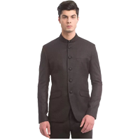 True Blue  Printed Tuxedo Style Casual M&nbsp;