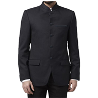 True Blue  Self Design Bandhgala Casual&nbsp;&nbsp;