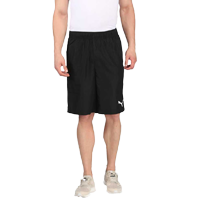 Puma Solid Men Black Basic Shorts&nbsp;&nbsp;&nbsp;&nbsp;&nbsp;&nbsp;&nbsp;&nbsp;