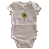 Gap Baby White Body Suit&nbsp;&nbsp;&nbsp;&nbsp;&nbsp;&nbsp;&nbsp;&nbsp;&nbsp;&nbsp;&nbsp;&nbsp;&nbsp;&nbsp;&nbsp;&nbsp;&nbsp;