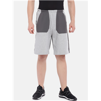 ADIDAS Men Grey Melange Colourblocked Nm&nbsp;