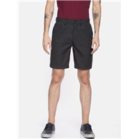 DC Men Charcoal Grey  Black Self Design&nbsp;&nbsp;