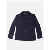 ether Men Navy Blue  White Striped Singl&nbsp;