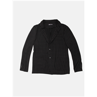 ether Men Black  White Striped Single-Br&nbsp;