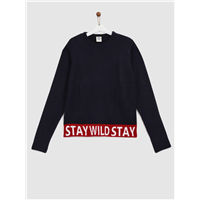 YK Boys Navy Blue Solid Pullover&nbsp;&nbsp;&nbsp;&nbsp;&nbsp;&nbsp;&nbsp;&nbsp;&nbsp;