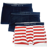 Perry Ellis Men's Solid Boxer Briefs 80-&nbsp;