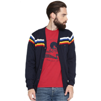 Louis Philippe Sport Men Navy Blue Strip&nbsp;