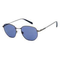 Fossil Gunmetal Full Rim Hexagonal Sungl&nbsp;