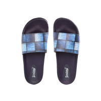 Roadster Women Blue Checked Sliders&nbsp;&nbsp;&nbsp;&nbsp;&nbsp;&nbsp;