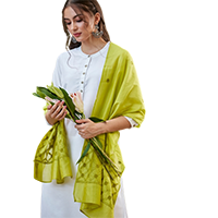 House of Pataudi Embroidered Dupatta&nbsp;&nbsp;&nbsp;&nbsp;&nbsp;