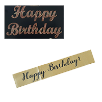 Jack Williams Birthday Banner & Satin Sh&nbsp;