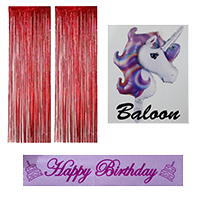 Jack Williams Foil Balloon, Foil Curtain&nbsp;