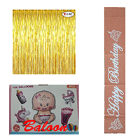 Jack Williams Foil Balloon, Foil Curtain&nbsp;