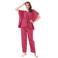 Jack Williams Women Kaftan Night Suit&nbsp;&nbsp;&nbsp;&nbsp;