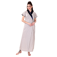 Jack Williams Women Pure Cotton Housecoa&nbsp;