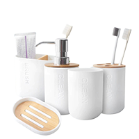 Kairos Bathroom Accessories Set Of 5&nbsp;&nbsp;&nbsp;&nbsp;&nbsp;