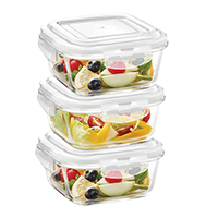 Kairos Space Saver Container (Set Of 3)&nbsp;&nbsp;