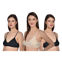 Aimly Women's Cotton Non-Padded Non-Wire&nbsp;