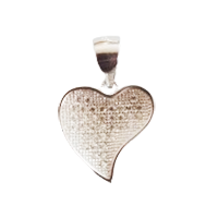 92.5 Silver Heart Shape Pendant (2 GM)&nbsp;&nbsp;&nbsp;
