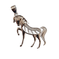 92.5 Silver Horse Shape Pendant for Wome&nbsp;