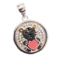 92.5 Silver Kitty Pendant for Women (2 G&nbsp;