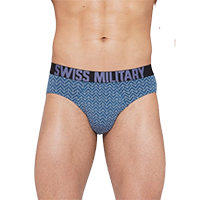 Swiss Military Men Printed Mid-rise Non-&nbsp;
