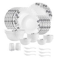 Cello Opalware Dazzle Linear Glaze Dinne&nbsp;