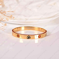 Oorja Om 5 Mukhi Rudraksha Kada Bracelet&nbsp;
