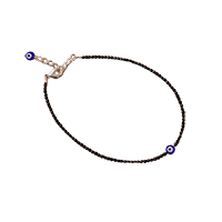 Oorja Black Tourmaline Anklet with Evil&nbsp;&nbsp;