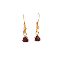 Oorja Amethyst Hanging Earring&nbsp;&nbsp;&nbsp;&nbsp;&nbsp;&nbsp;&nbsp;&nbsp;&nbsp;&nbsp;&nbsp;