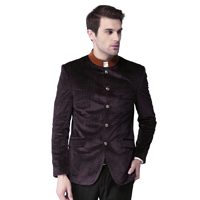 INVICTUS Velvet Slim Fit Patterned Ethni&nbsp;