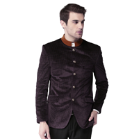 INVICTUS Velvet Slim Fit Patterned Ethni&nbsp;