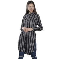 DOROTHY PERKINS Women Striped Longline C&nbsp;