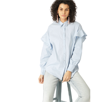 ESPRIT Women Blue Regular Fit Solid Casu&nbsp;