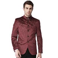 INVICTUS Velvet Slim Fit Patterned Ethni&nbsp;