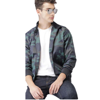 Mast & Harbour Men Green Camouflage Prin&nbsp;