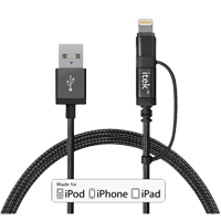 ITEK RAPID CHARGE 8 PIN TO LIGHTNING + M&nbsp;